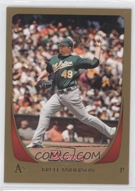 2011 Bowman - [Base] - Gold #51 - Brett Anderson