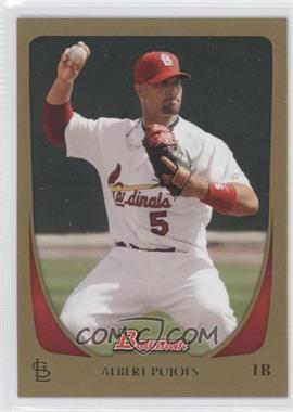 2011 Bowman - [Base] - Gold #6 - Albert Pujols