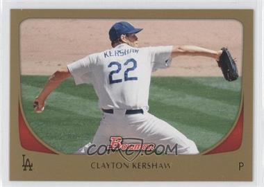 2011 Bowman - [Base] - Gold #65 - Clayton Kershaw