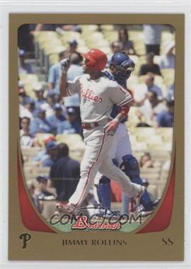 2011 Bowman - [Base] - Gold #80 - Jimmy Rollins