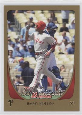 2011 Bowman - [Base] - Gold #80 - Jimmy Rollins