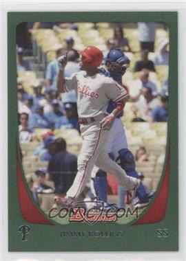 2011 Bowman - [Base] - Green #80 - Jimmy Rollins /450 [EX to NM]