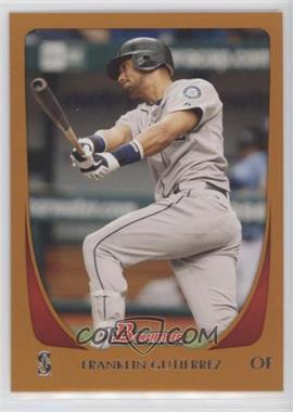 2011 Bowman - [Base] - Orange #124 - Franklin Gutierrez /250