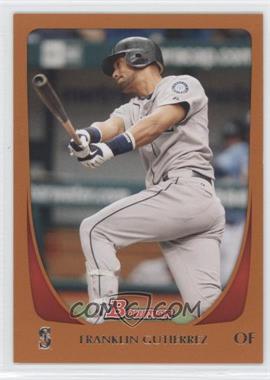 2011 Bowman - [Base] - Orange #124 - Franklin Gutierrez /250