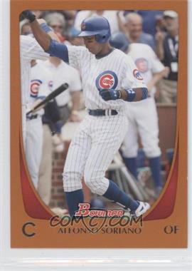 2011 Bowman - [Base] - Orange #161 - Alfonso Soriano /250