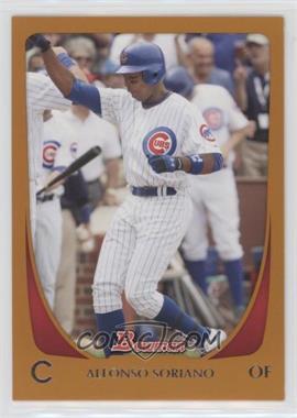 2011 Bowman - [Base] - Orange #161 - Alfonso Soriano /250