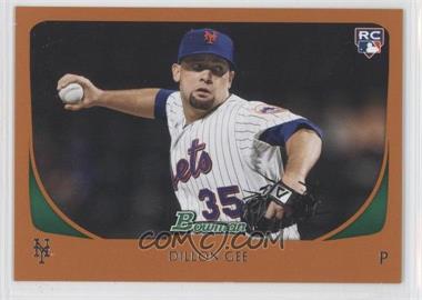 2011 Bowman - [Base] - Orange #212 - Dillon Gee /250