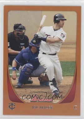 2011 Bowman - [Base] - Orange #35 - Joe Mauer /250