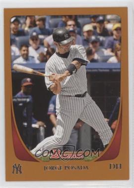 2011 Bowman - [Base] - Orange #55 - Jorge Posada /250