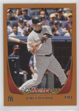 2011 Bowman - [Base] - Orange #55 - Jorge Posada /250