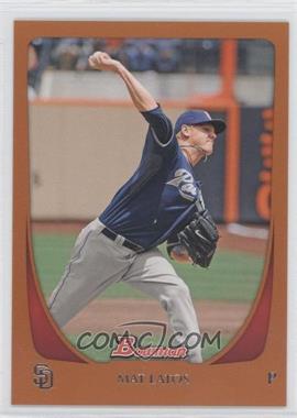 2011 Bowman - [Base] - Orange #60 - Mat Latos /250