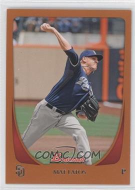 2011 Bowman - [Base] - Orange #60 - Mat Latos /250