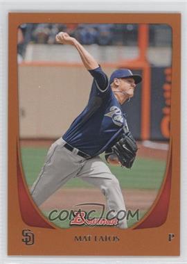 2011 Bowman - [Base] - Orange #60 - Mat Latos /250