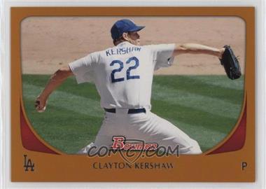 2011 Bowman - [Base] - Orange #65 - Clayton Kershaw /250