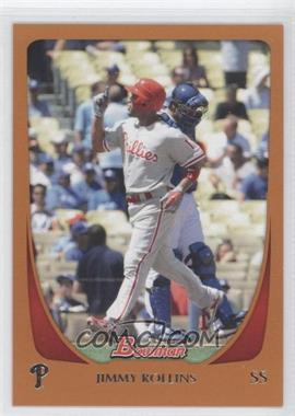 2011 Bowman - [Base] - Orange #80 - Jimmy Rollins /250