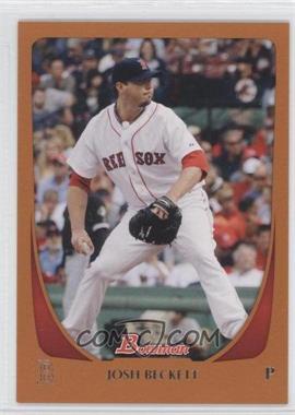 2011 Bowman - [Base] - Orange #92 - Josh Beckett /250