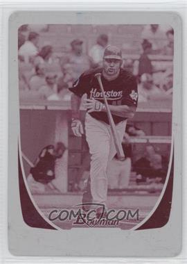 2011 Bowman - [Base] - Printing Plate Magenta #39 - Carlos Lee /1