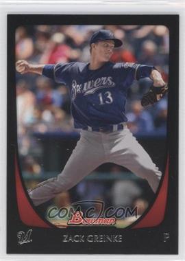 2011 Bowman - [Base] #125 - Zack Greinke