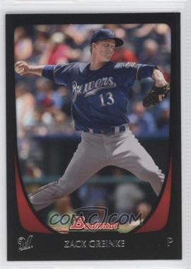 2011 Bowman - [Base] #125 - Zack Greinke