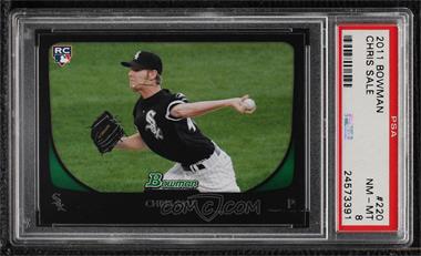 2011 Bowman - [Base] #220 - Chris Sale [PSA 8 NM‑MT]