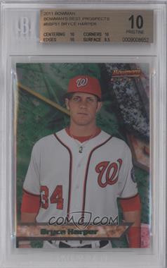 2011 Bowman - Bowman's Best Prospects #BBP51 - Bryce Harper [BGS 10 PRISTINE]