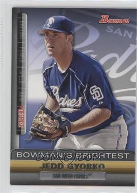 2011 Bowman - Bowman's Brightest #BBR25 - Jedd Gyorko