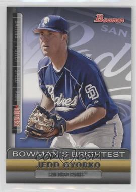 2011 Bowman - Bowman's Brightest #BBR25 - Jedd Gyorko