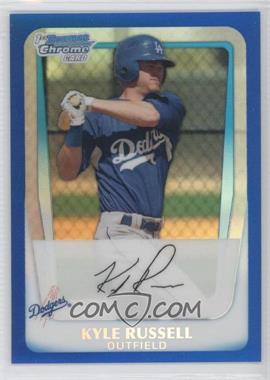 2011 Bowman - Chrome Prospects - Blue Refractor #BCP105 - Kyle Russell /250