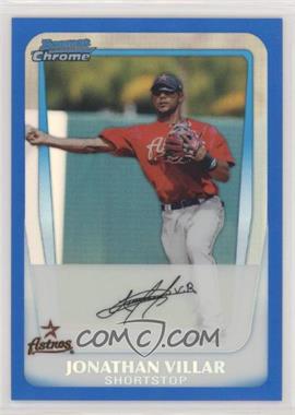 2011 Bowman - Chrome Prospects - Blue Refractor #BCP110 - Jonathan Villar /250