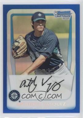 2011 Bowman - Chrome Prospects - Blue Refractor #BCP14 - Anthony Vasquez /250