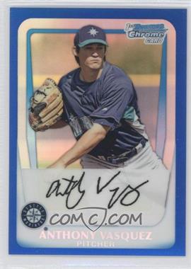 2011 Bowman - Chrome Prospects - Blue Refractor #BCP14 - Anthony Vasquez /250