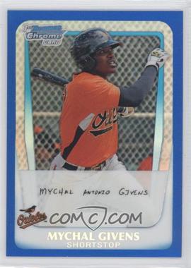 2011 Bowman - Chrome Prospects - Blue Refractor #BCP50 - Mychal Givens /250