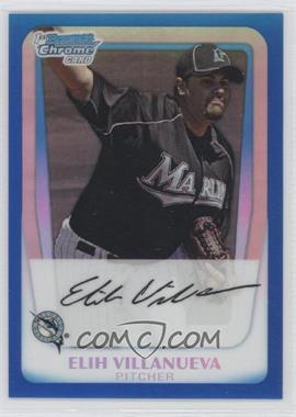 2011 Bowman - Chrome Prospects - Blue Refractor #BCP69 - Elih Villanueva /250