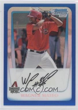 2011 Bowman - Chrome Prospects - Blue Refractor #BCP88 - Wagner Mateo /250