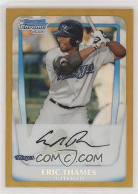 2011 Bowman - Chrome Prospects - Gold Refractor #BCP102 - Eric Thames /50