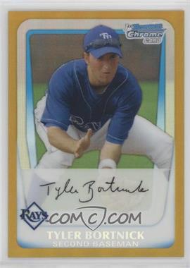 2011 Bowman - Chrome Prospects - Gold Refractor #BCP18 - Tyler Bortnick /50