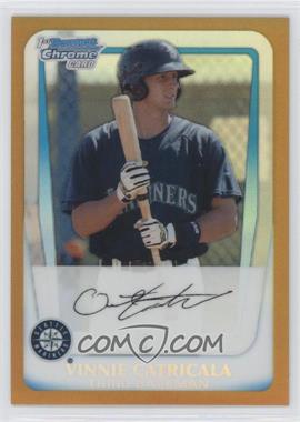 2011 Bowman - Chrome Prospects - Gold Refractor #BCP23 - Vinnie Catricala /50