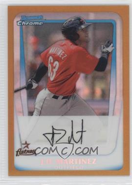 2011 Bowman - Chrome Prospects - Gold Refractor #BCP92 - J.D. Martinez /50