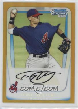 2011 Bowman - Chrome Prospects - Gold Refractor #BCP98 - Tony Wolters /50