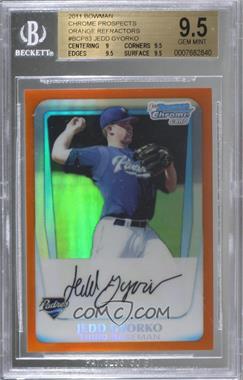 2011 Bowman - Chrome Prospects - Orange Refractor #BCP83 - Jedd Gyorko /25 [BGS 9.5 GEM MINT]