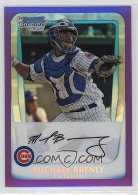 2011 Bowman - Chrome Prospects - Purple Refractor #BCP15 - Michael Brenly /700