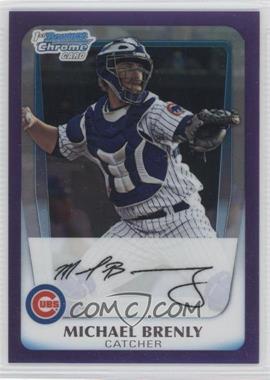 2011 Bowman - Chrome Prospects - Purple Refractor #BCP15 - Michael Brenly /700