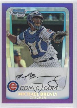 2011 Bowman - Chrome Prospects - Purple Refractor #BCP15 - Michael Brenly /700