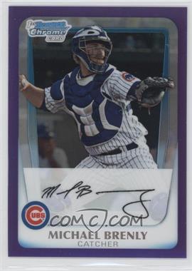 2011 Bowman - Chrome Prospects - Purple Refractor #BCP15 - Michael Brenly /700