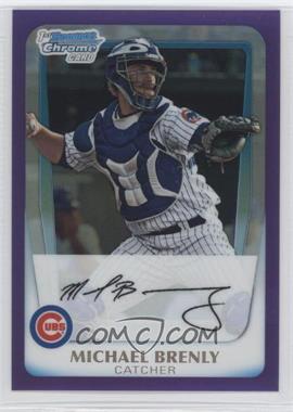 2011 Bowman - Chrome Prospects - Purple Refractor #BCP15 - Michael Brenly /700