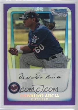 2011 Bowman - Chrome Prospects - Purple Refractor #BCP28 - Oswaldo Arcia /700