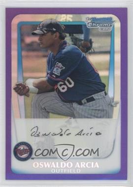 2011 Bowman - Chrome Prospects - Purple Refractor #BCP28 - Oswaldo Arcia /700