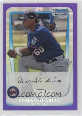 2011 Bowman - Chrome Prospects - Purple Refractor #BCP28 - Oswaldo Arcia /700