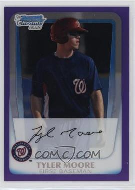 2011 Bowman - Chrome Prospects - Purple Refractor #BCP5 - Tyler Moore /700 [EX to NM]