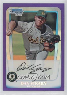 2011 Bowman - Chrome Prospects - Purple Refractor #BCP53 - Dan Straily /700